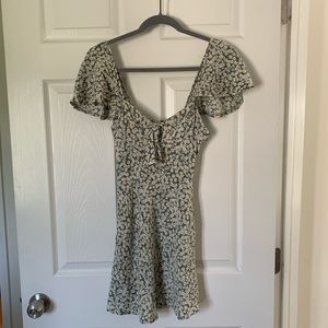 *SOLD* Green floral Princess Polly mini dress